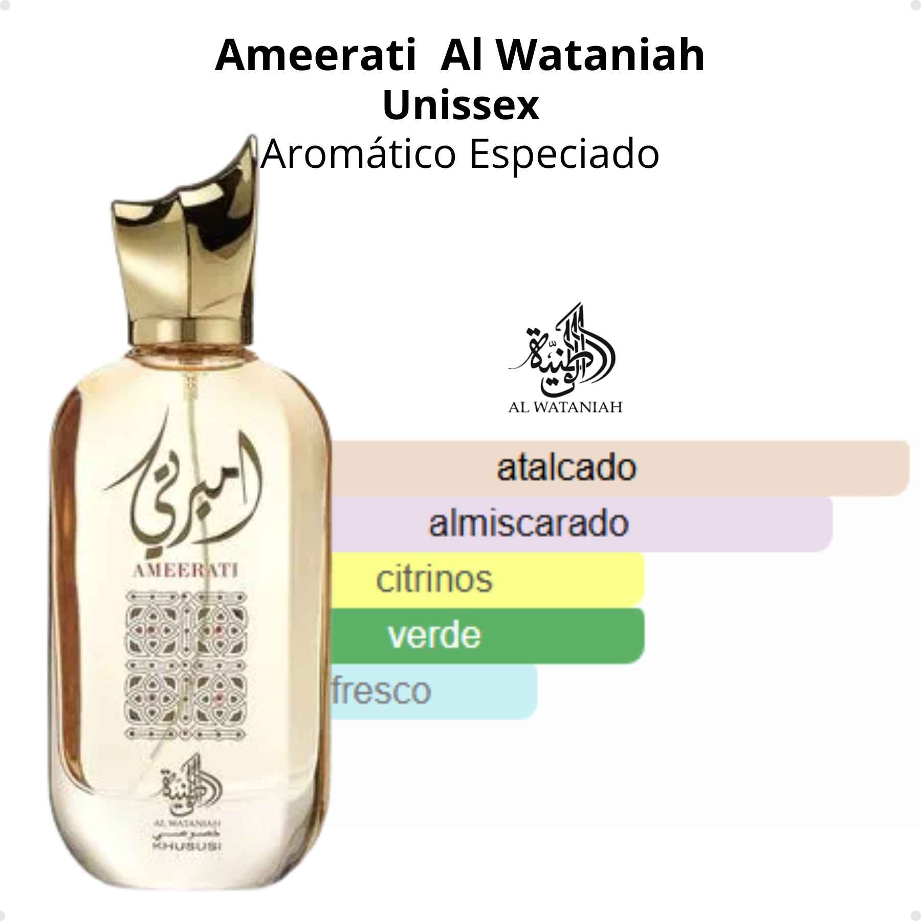 Perfume Arabe Feminino Ameerati Al Wataniah EDP 100ml - Imagem 2