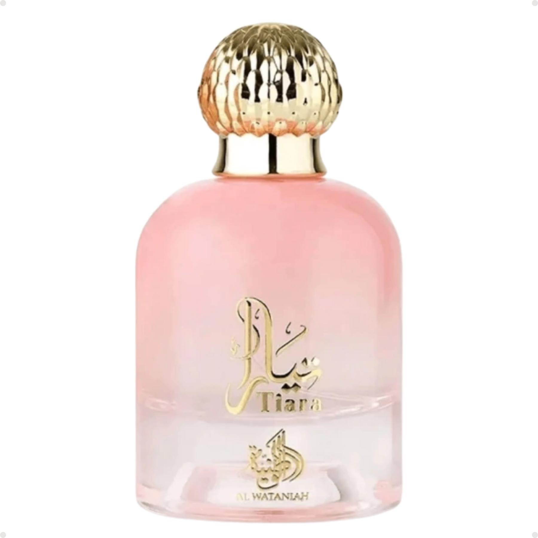 Perfume Arabe Feminino Al Wataniah Tiara Pink EDP 100ml - Imagem 4