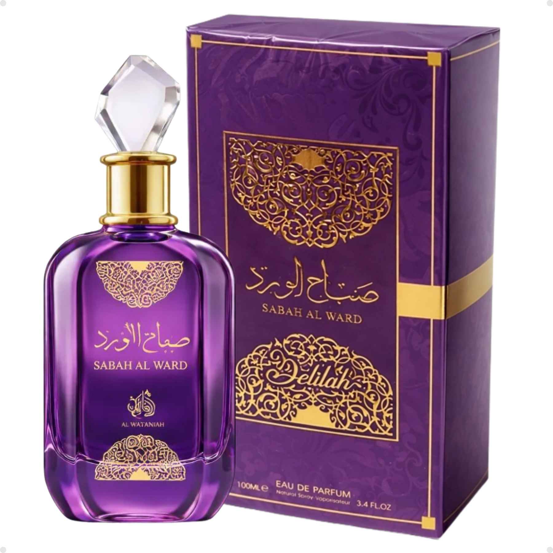 Perfume Arabe Feminino Sabah Al Ward Delilah Al Wataniah EDP 100ml