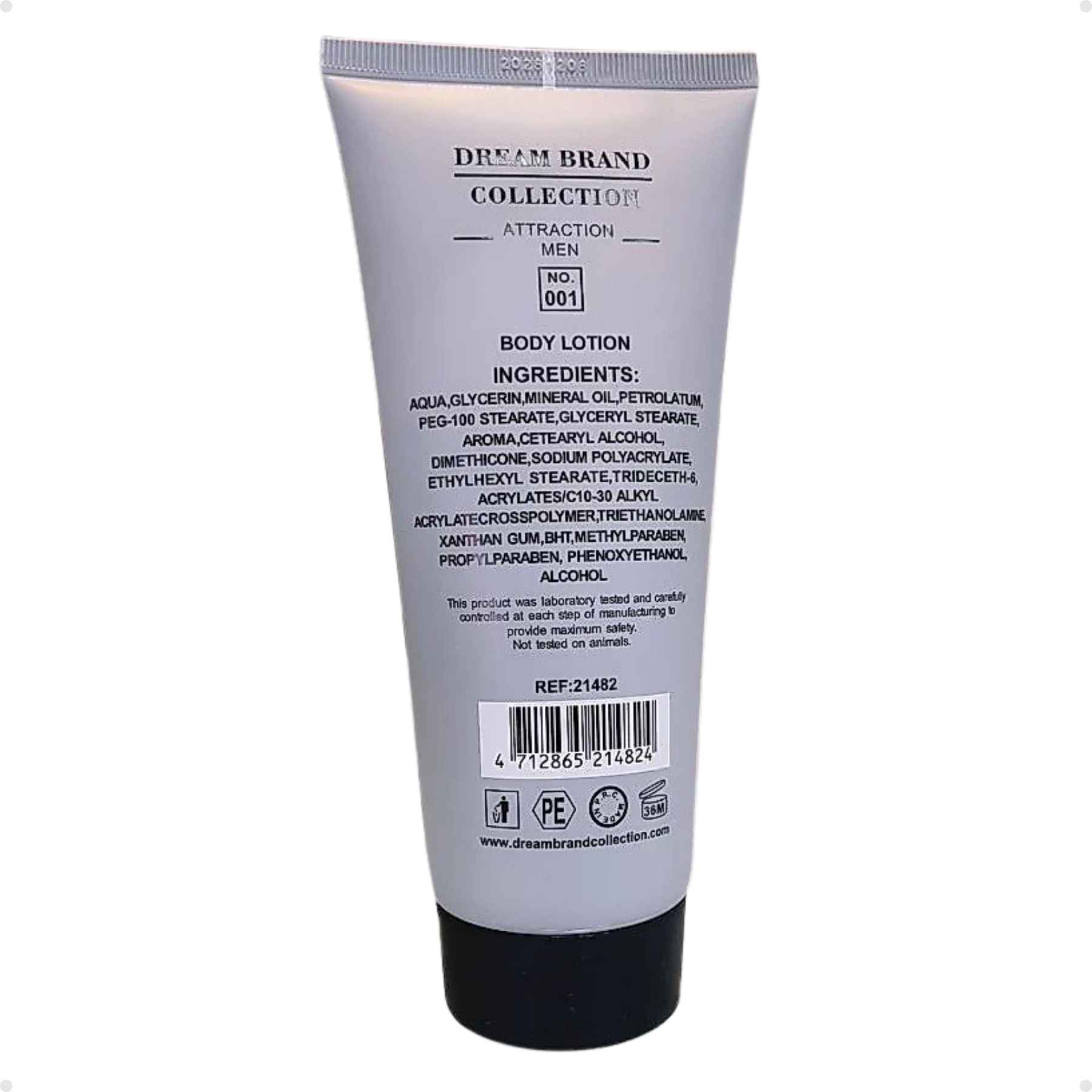 Brand Collection 001 - Creme Hidratante - Atraction Men - 200ml - Imagem 4