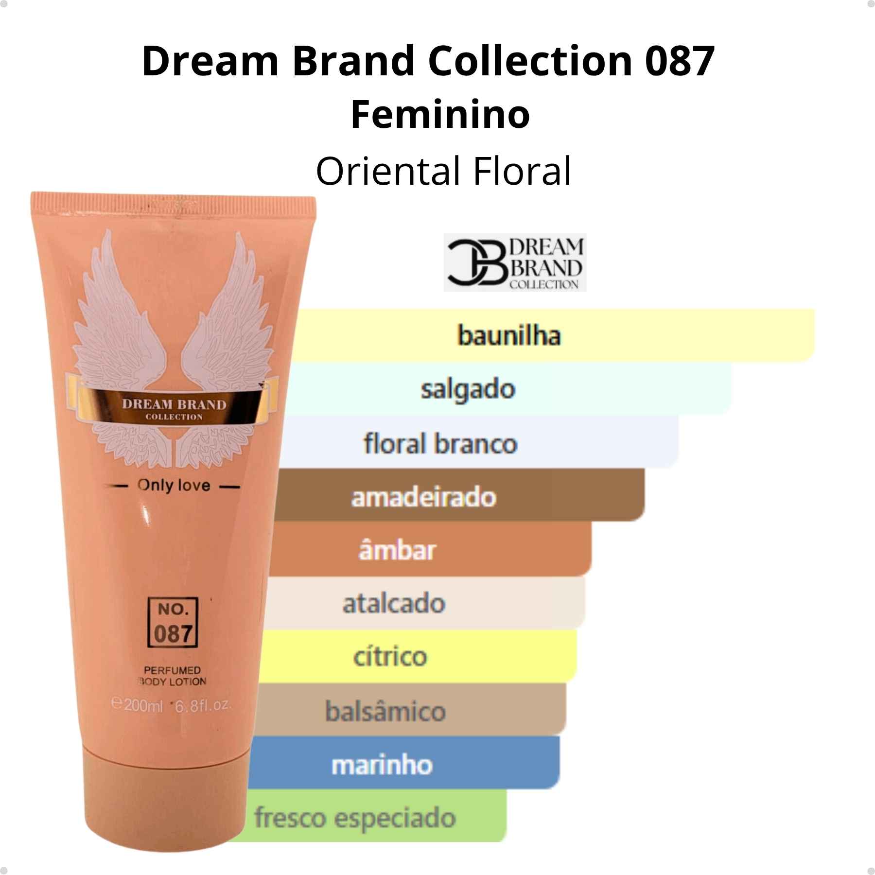Brand Collection 087 - Creme - Only Love 200ml - Imagem 2