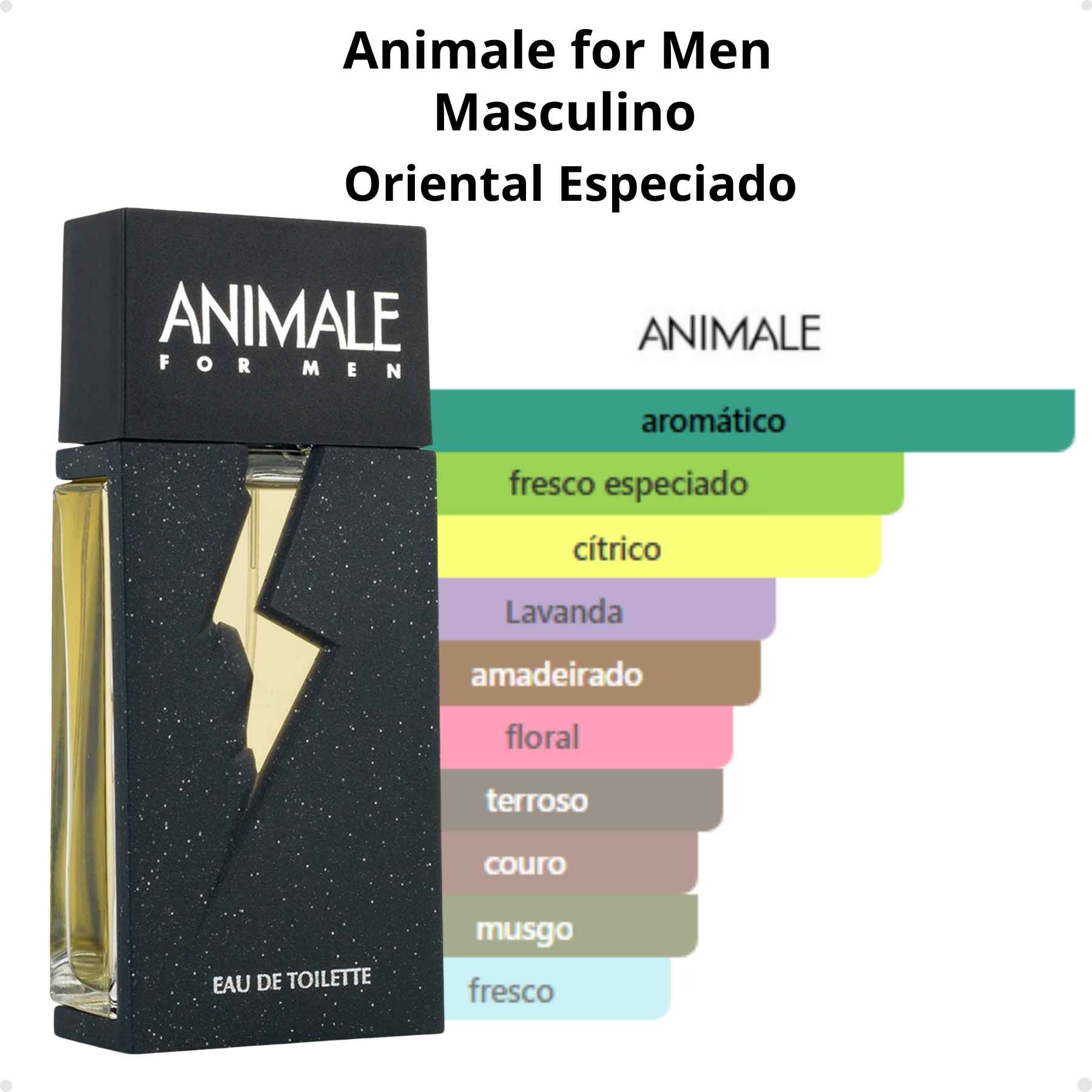 Perfume Importado Masculino Animale for Men EDT 200ml - Imagem 2