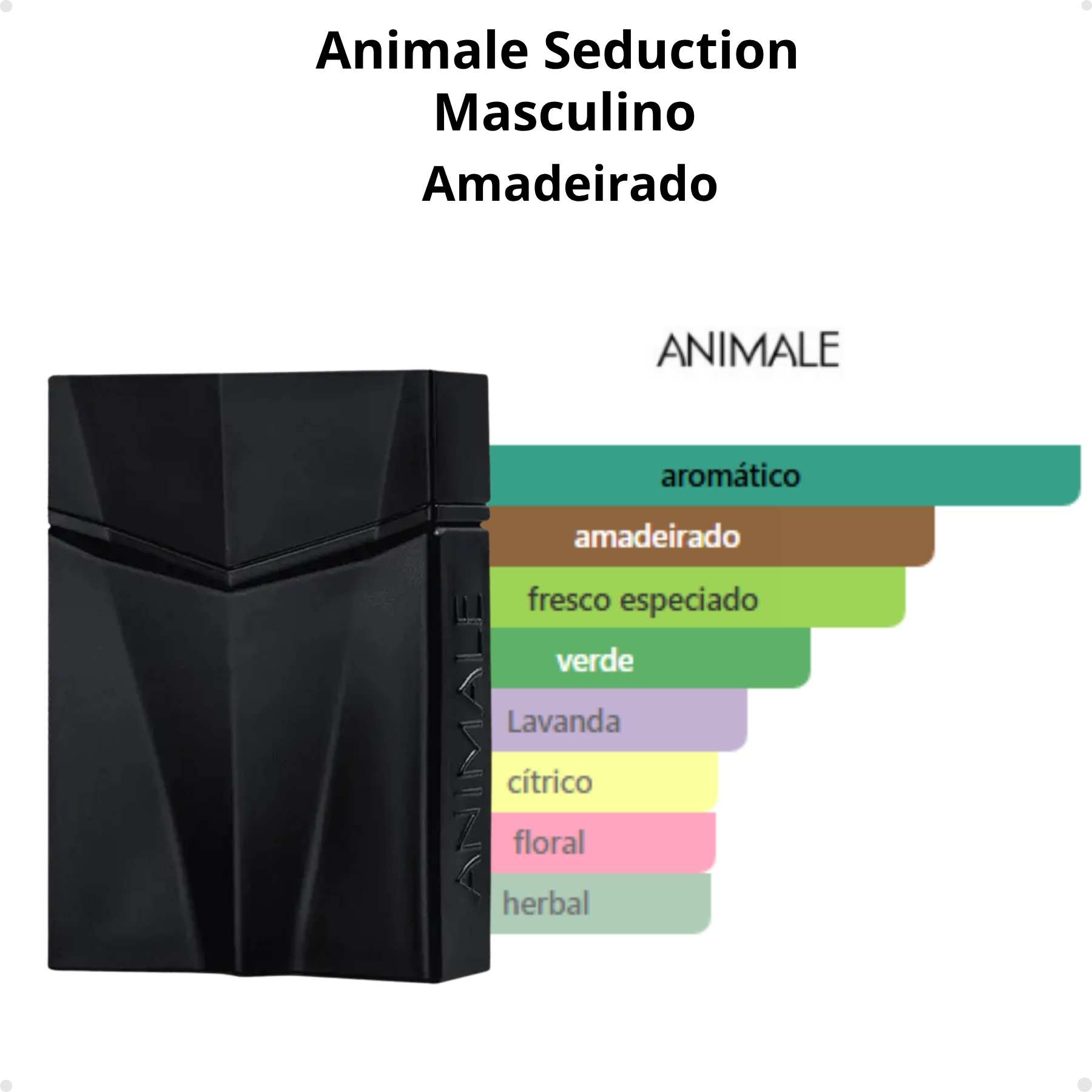 Perfume Masculino Animale Seduction EDT 30ml - Imagem 2
