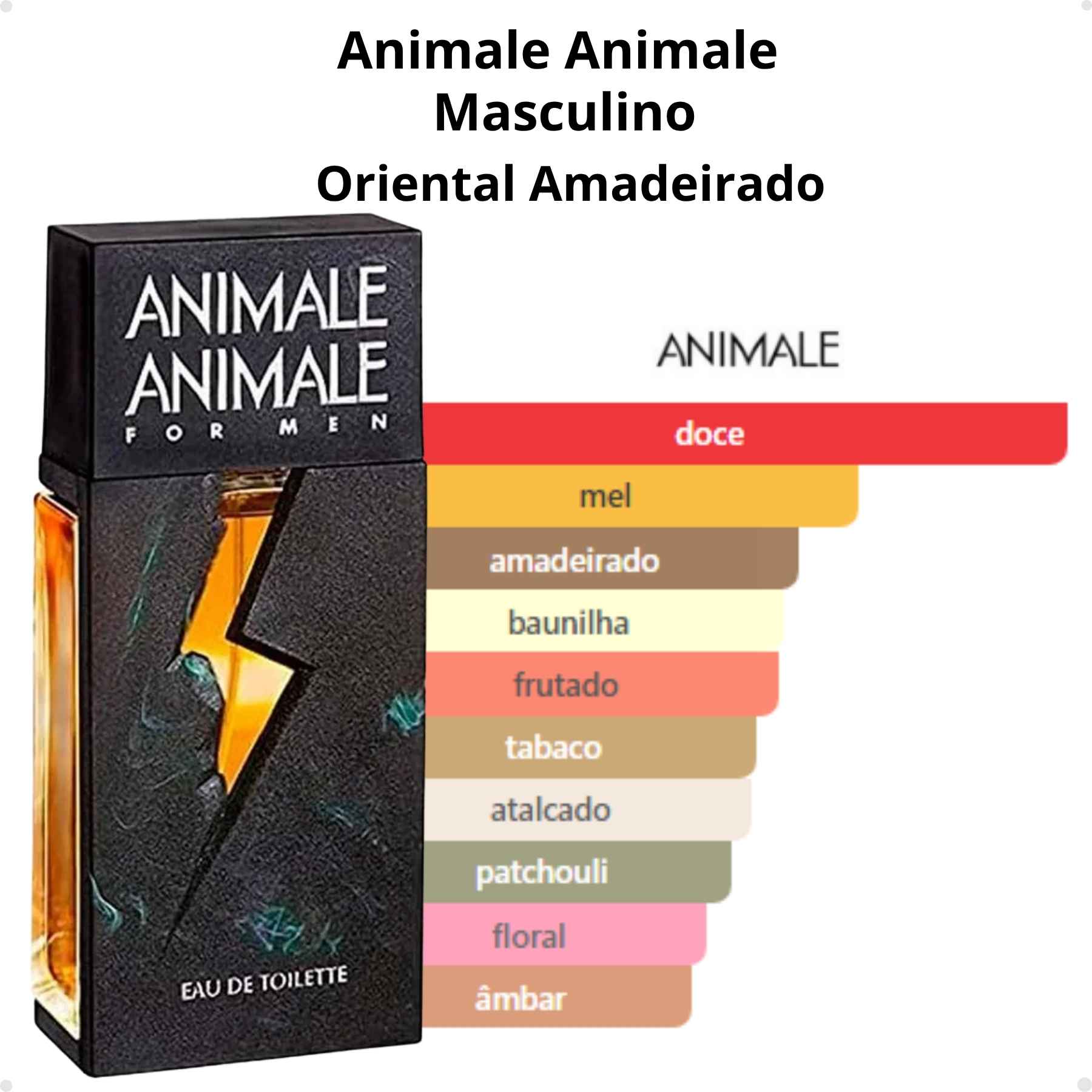 Perfume Masculino Animale Animale EDT 200ml - Imagem 2
