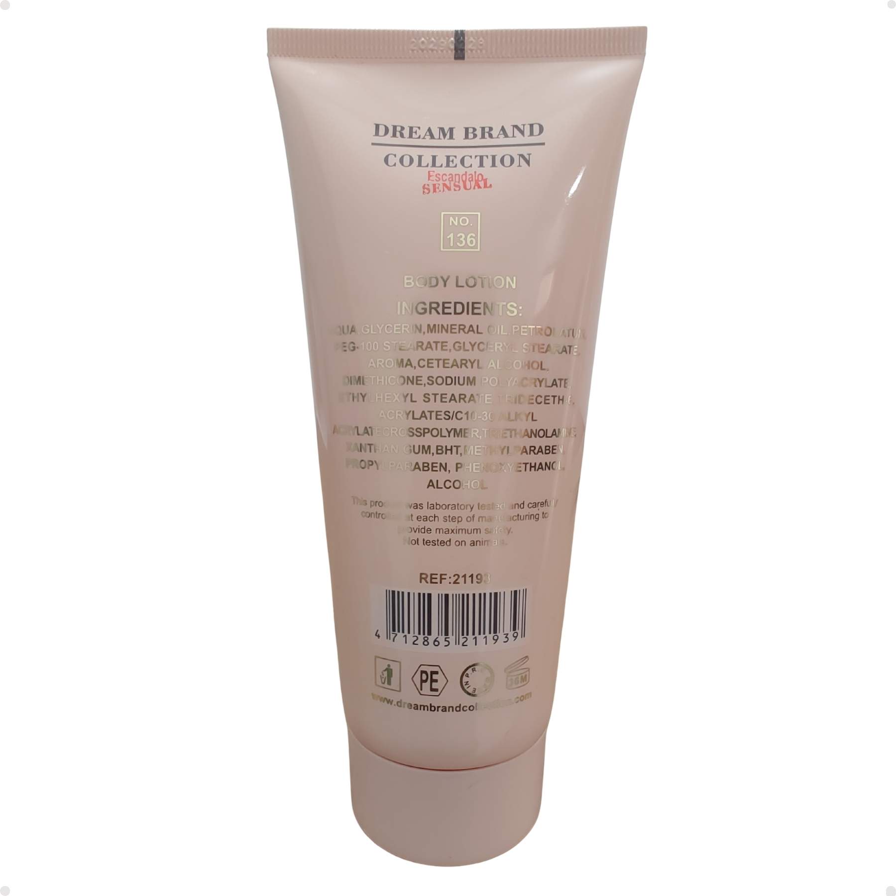 Brand Collection 136 - Creme - Escandalo Sensual - 200ml - Imagem 4
