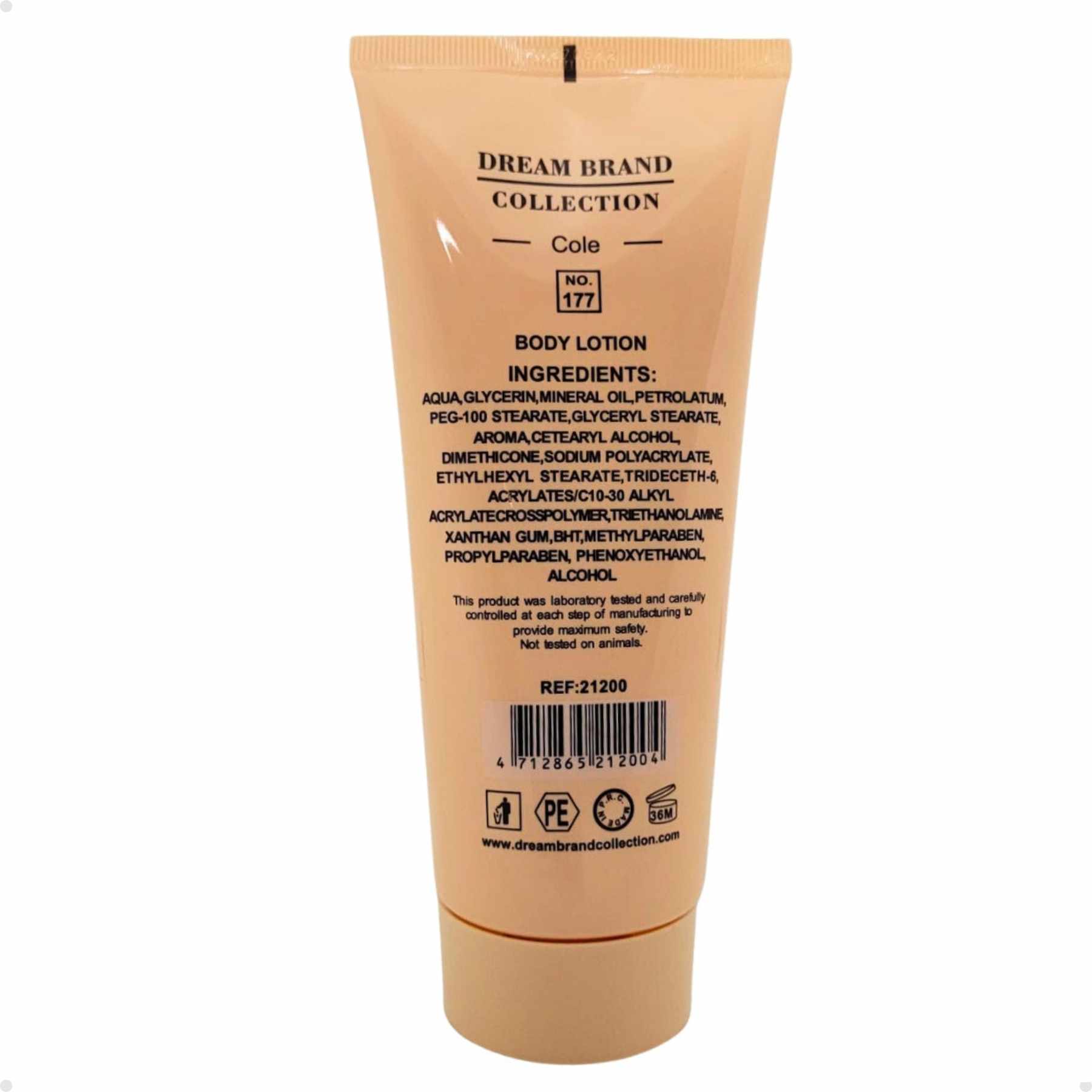 Creme Hidratante Perfumado Brand Collection 177 Fem 200ml - Imagem 4